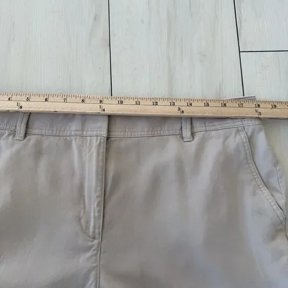 Talbots Flowy Wide Leg Ankle Pants Women’s 16P Beige - Picture 11 of 16